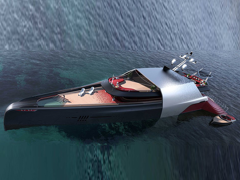 اضغط لمشاهدة الصور: الكشف عن تصميم فريد ليخت فاخر بتكلفة 130 مليون دولار!